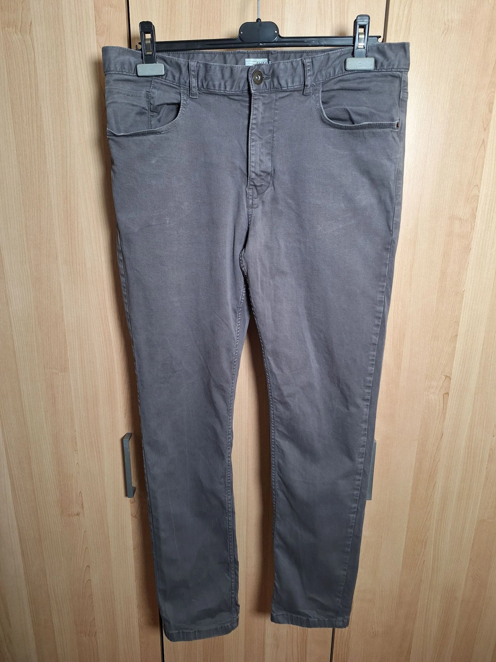 pantalon slim homme kiabi gris taille 46